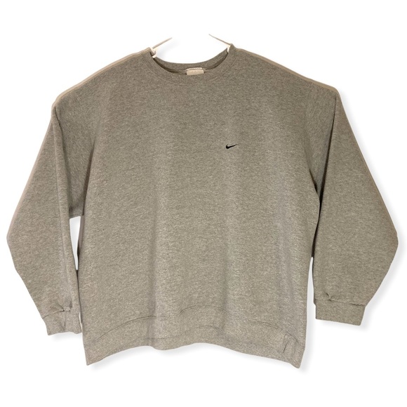 Nike Other - VTG 90s Nike White Tag Crewneck Sweatshirt Mini Swoosh Made in USA 2XL XXL Gray
